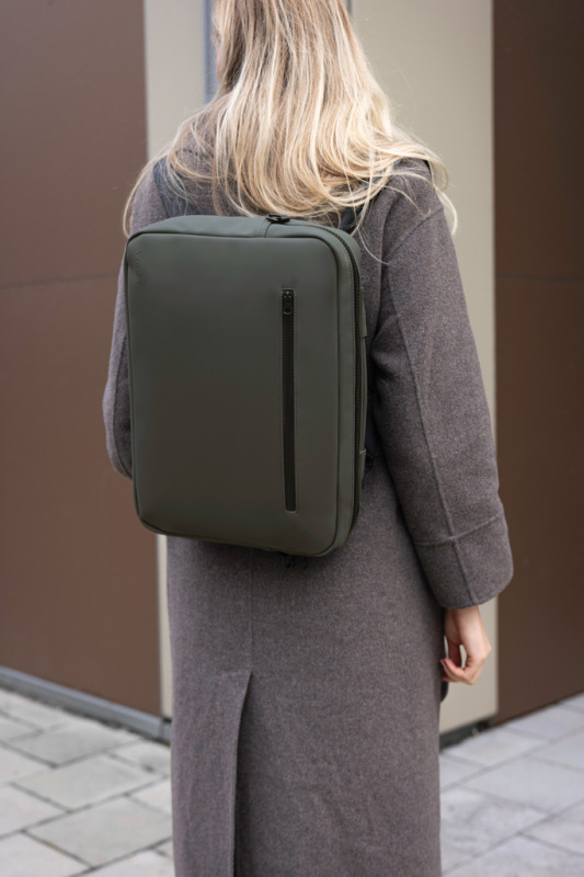 VINGA Baltimore RCS konvertibilný batoh/aktovka zelená 5