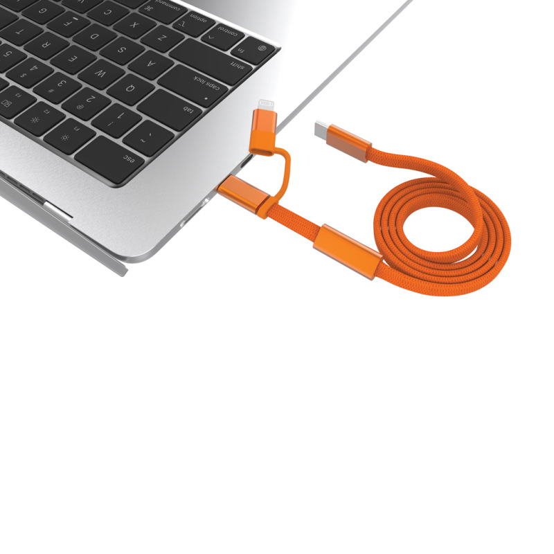 Arc RCS 60W 120 cm 2 v 1 rýchlonabíjací kábel oranžová 3