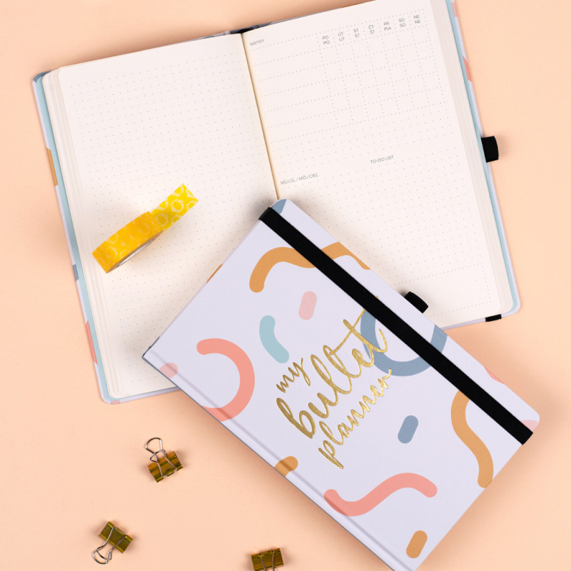 Týždenný nedatovaný diár My Bulelt Planner, 13 × 21 cm CZ/SK 5