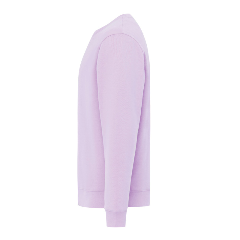 IQONIQ Toria Unisex mikina s okrúhl. výstrihom z rec. bavlny lavender S 3