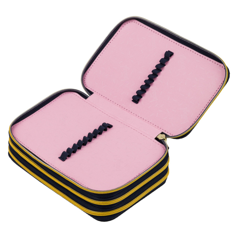 BAAGL Školský peračník trojposchodový Unicorn Gold 4