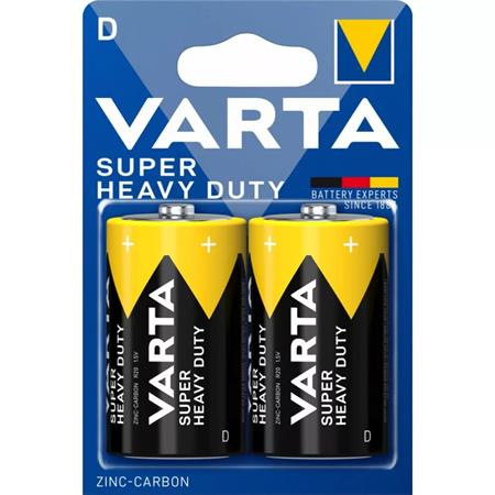 Batéria D, veľkokapacitná, 2 ks, VARTA "Super Heavy Duty" 1