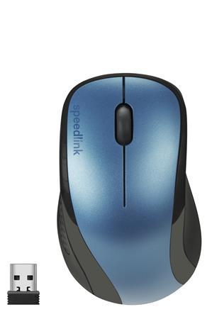 Myš, bezdrôtová, optická, USB, SPEEDLINK "Kappa", modrá