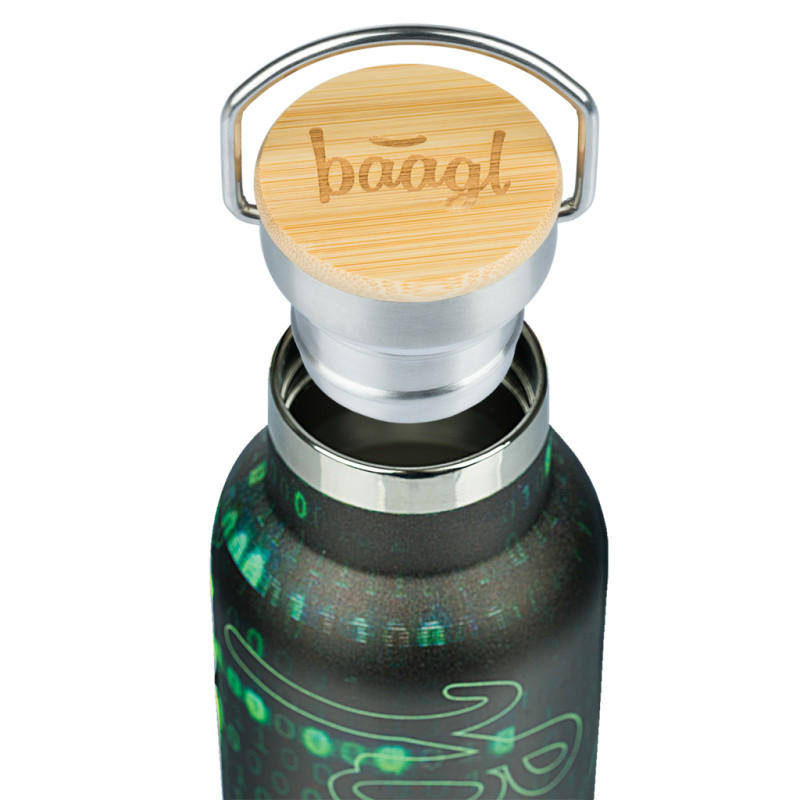 BAAGL Termofľaša s bambusovým viečkom Numbers, 500 ml 2