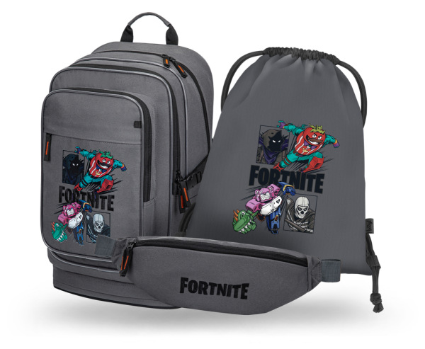 BAAGL SADA 3 Cubic Fortnite Squad: batoh, vrecko, GRS