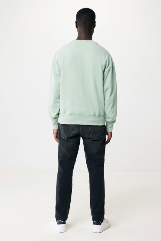 Mikina IQONIQ Kruger relaxed fit z recykl. bavlny Iceberg green XXXL 6