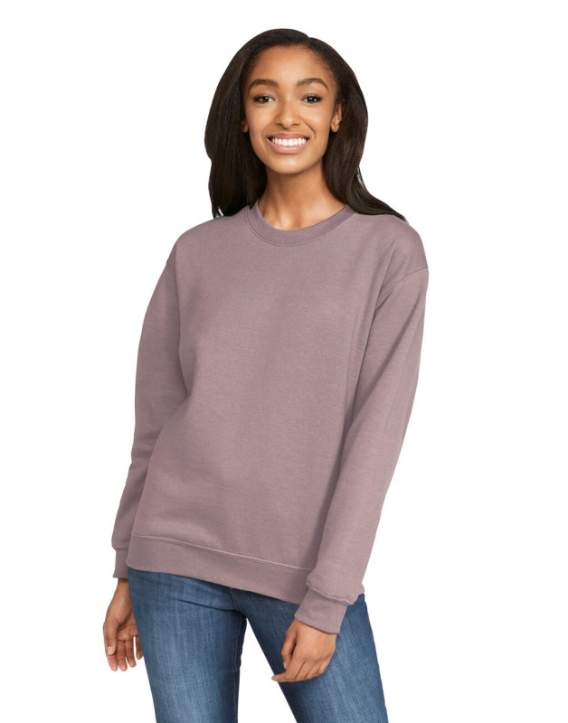 Softstyle Midweight Fleece s okrúhlým výstrihom 1