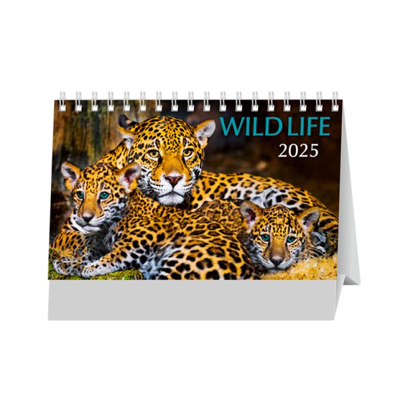 Stolový kalendár Wild life 2025