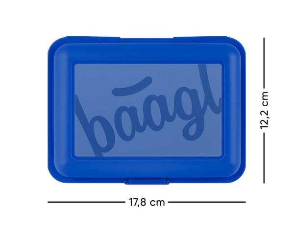 BAAGL Box na desiatu Logo modrý