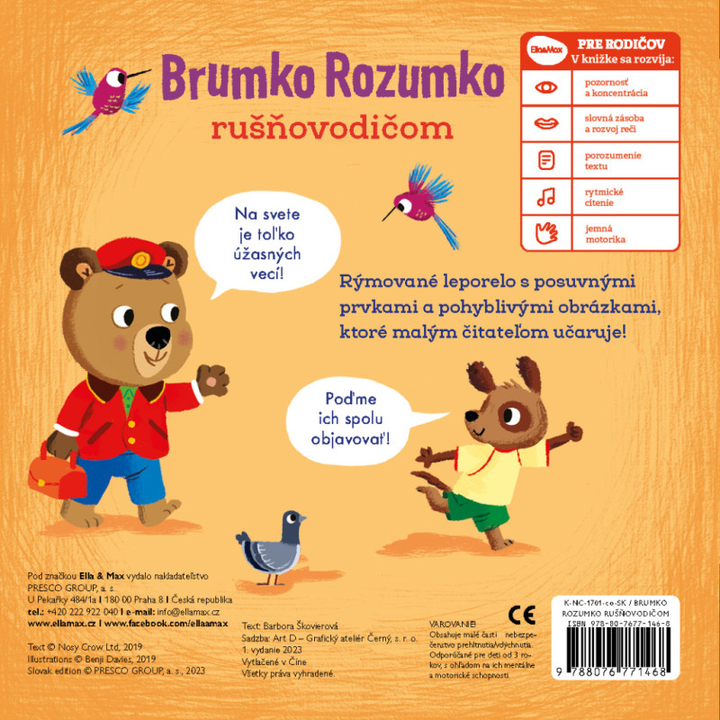 BRUMKO ROZUMKO RUŠNOVODIČOM – Obrázky s pohyblivými prvkami 4
