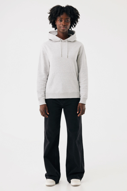 IQONIQ Joshua Unisex mikina s kapucňou z rec. bavlny light heather grey XXXL 12