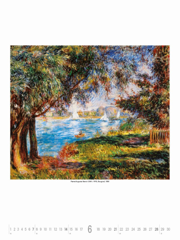 Nástenný kalendár Impressionists 2026 7