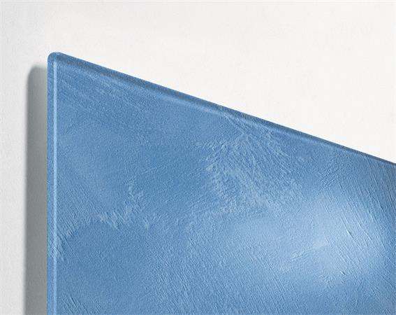 Magnetická sklenená tabuľa, 48x48x1,5 cm, SIGEL "Artverum® ", modrý štruktúrovaný vzor 1