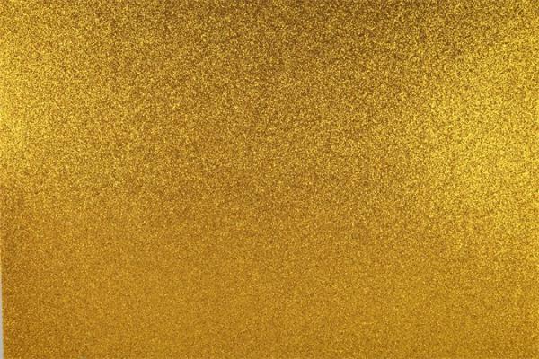 Moosguma, 400x600 mm, glitter, APLI "Eva Sheets", zlatá