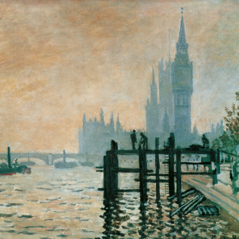 NOTIQUE Poznámkový kalendár Claude Monet 2026, 30 x 30 cm 3