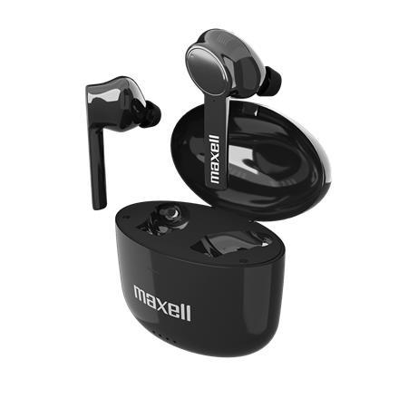 Slúchadlá, bezdrôtové, Bluetooth 5.0, s mikrofónom, MAXELL "Bass 13", čierna