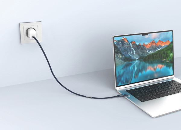Arc RCS 60W 120 cm 2 v 1 rýchlonabíjací kábel modrá 5