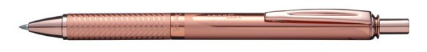 Gélové pero, 0,35 mm, stláčací mechanizmus, telo pera: rosegold, PENTEL "EnerGel BL-407" m 2