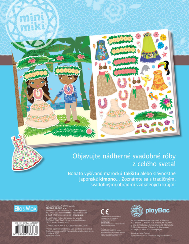 Šaty pre NEVESTY – Kniha samolepiek 12