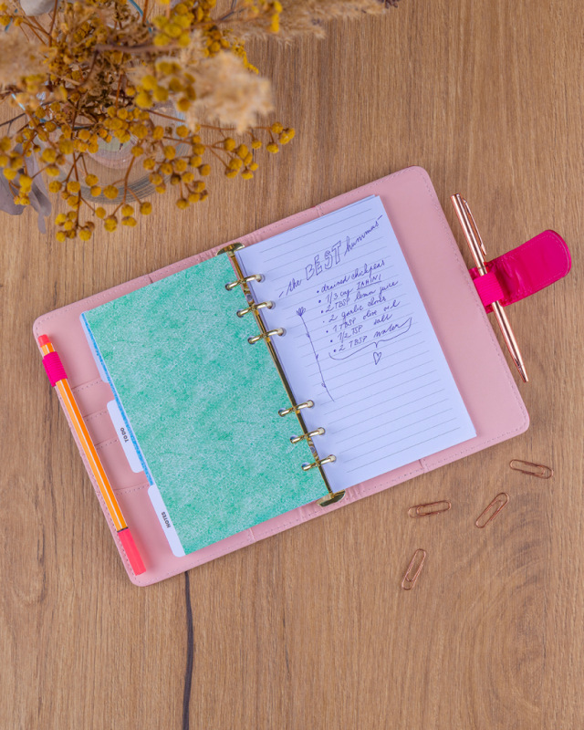 NOTIQUE Refill – Weekly Ring Bound Planner 2027, fuchsia, 12,5 x 19 cm 8