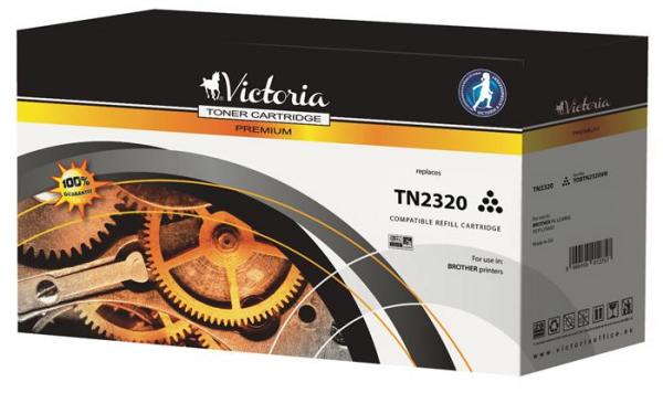 TN2320 Toner k tlačiarňam HL L2300D, DCP L2500D, VICTORIA, čierny, 2,6k