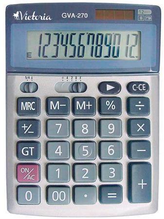 Kalkulačka, stolová, 12 miestny, VICTORIA "GVA-270"