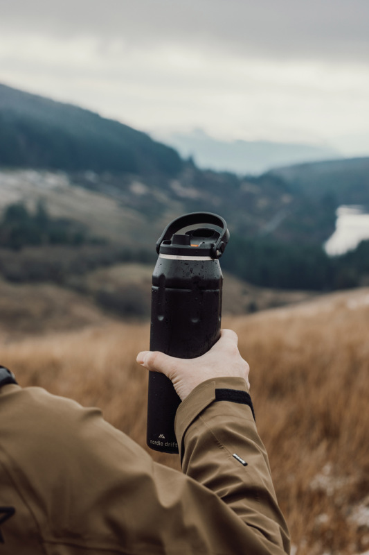 Nordic Drift Trail RCS Izolovaná športová fľaša 940 ml čierna 14