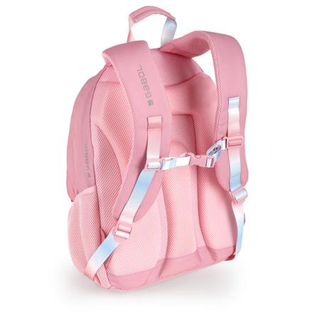 Školská taška, so zipsom, GABOL "Glam", ružová, trblietavá 5