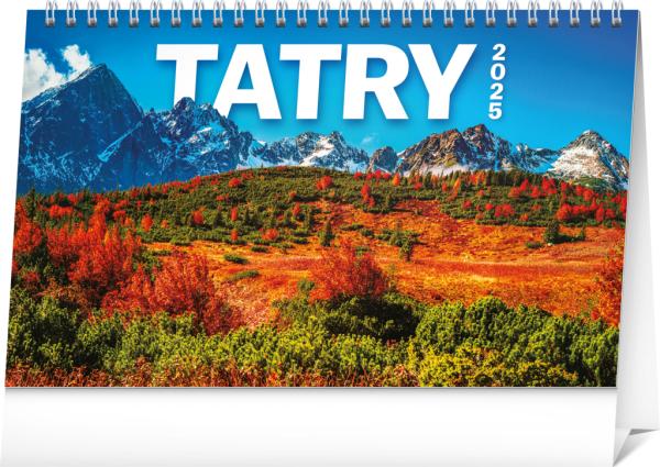 NOTIQUE Stolový kalendár Tatry 2025, 23,1 x 14,5 cm