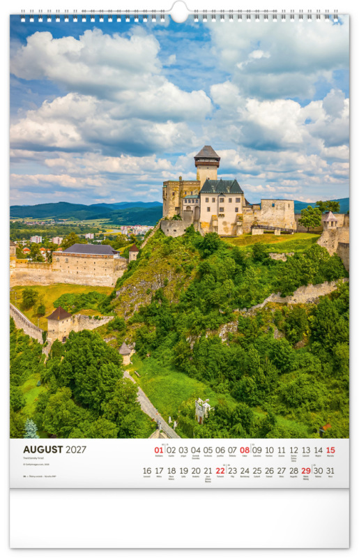 NOTIQUE Nástenný kalendár Naše Slovensko 2027, 33 x 46 cm 8