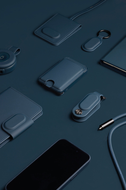 VINGA Baltimore RCS visačka na batožinu s duál. vyhľadávačom modrá 8