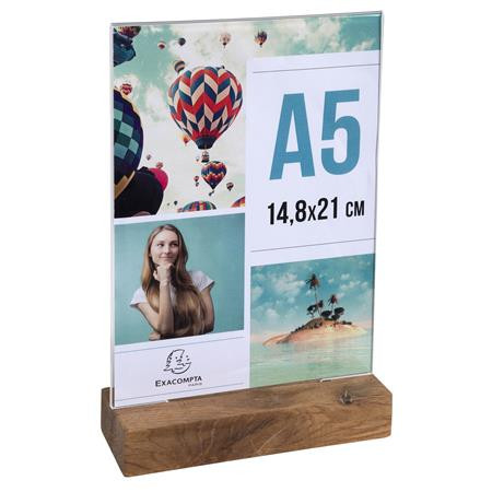Stojan na dokumenty, vertikálny, A5, EXACOMPTA, priehľadný 4