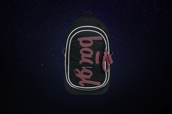 BAAGL Školský batoh Core Logo ružový GRS 9