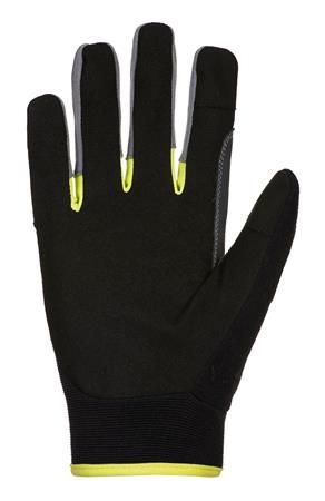 . Ochranné rukavice, syntetická koža, univerzálne, M, čierna