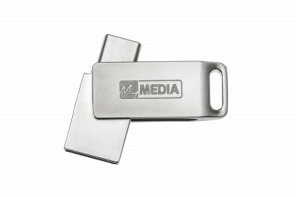 USB kľúč, 32GB, USB 3.2 Gen1+ USB-C, hliníkový kryt, MYMEDIA "Dual" (by VERBATIM) 4