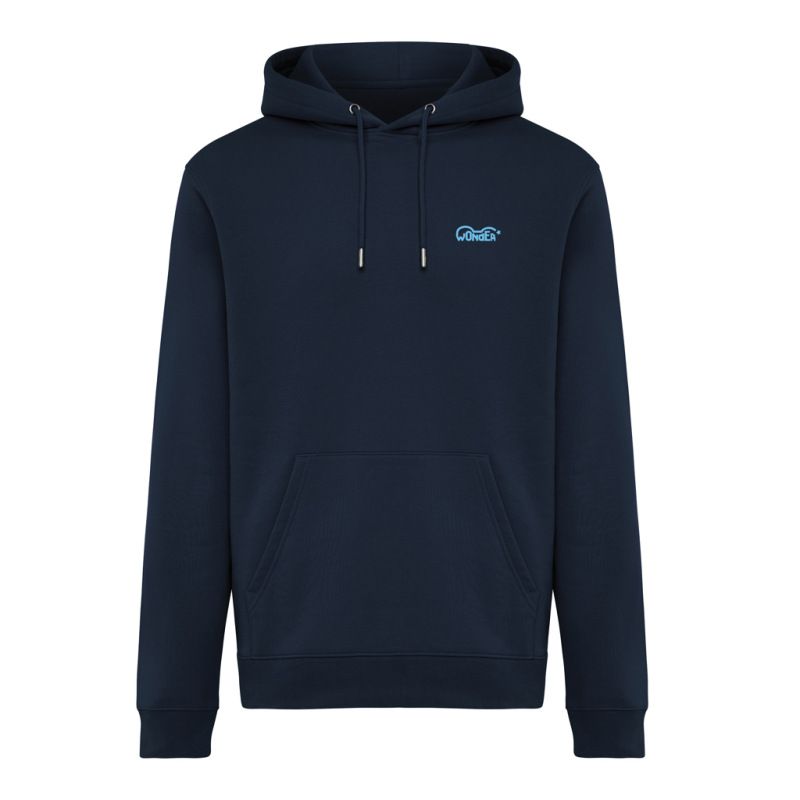 IQONIQ Joshua Unisex mikina s kapucňou z rec. bavlny námornícka modrá XXXL 4