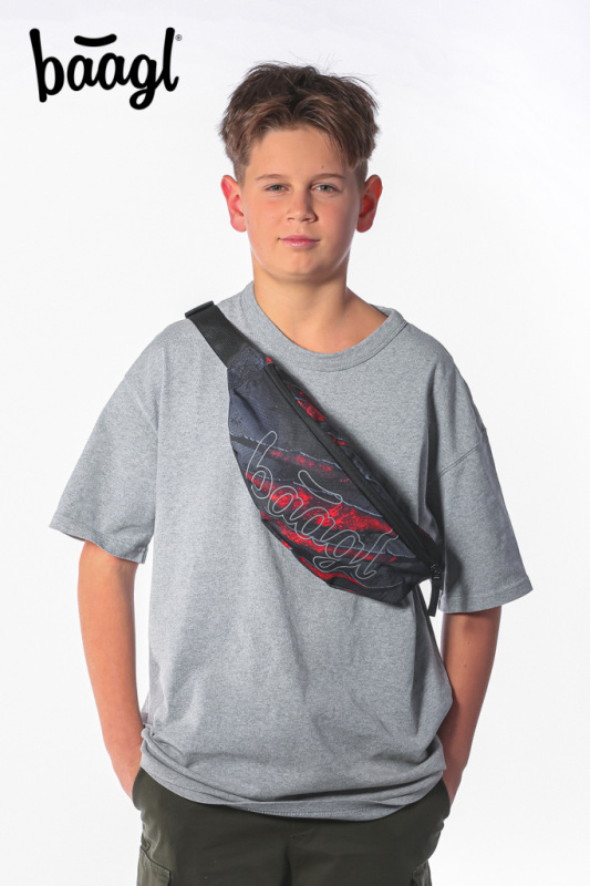 BAAGL SADA 5 Core Láva: batoh, peračník, vrecko, ľadvinka, obal na notebook 14