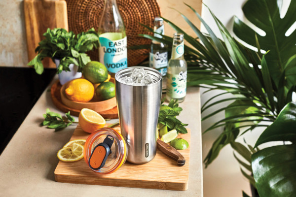 Cestovný nerezový termo hrnček 600ml Black+Blum oranžová 10