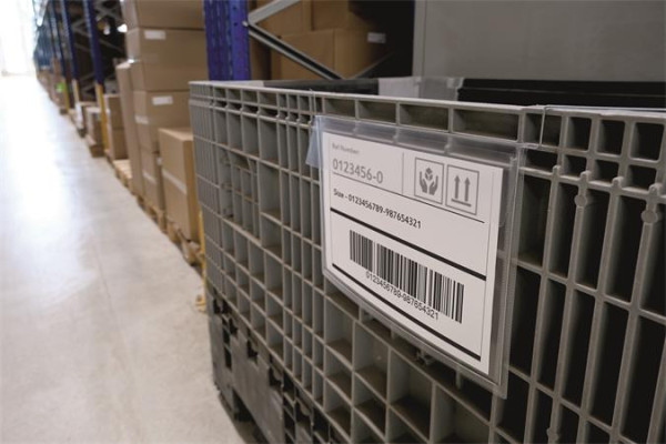 Logistický obal, A4, na šírku, DURABLE, s kovovou sponou, priehľadný 4