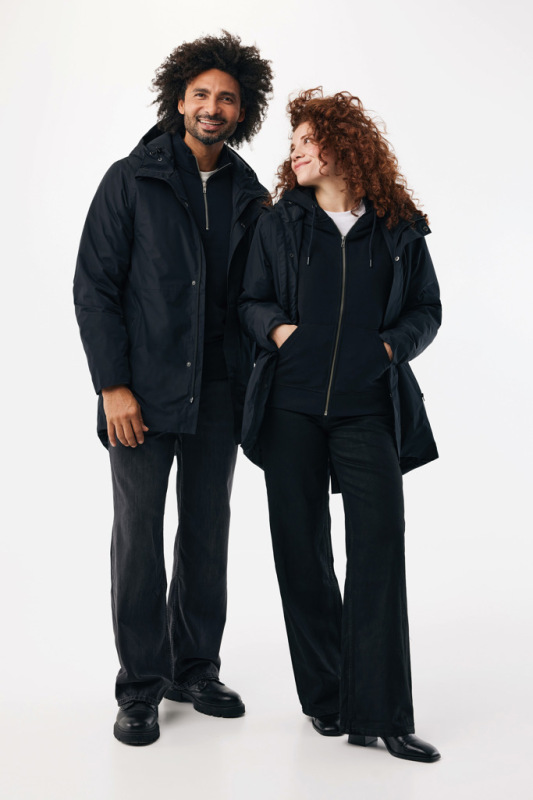 IQONIQ Thelon parka z recyklovaného polyesteru čierna XS 18