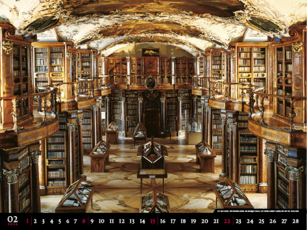 Nástenný kalendár Bibliotheca 2026 3