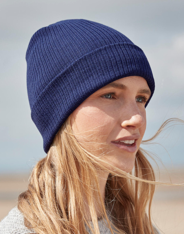 Čiapka Beanie z jemného úpletu z organickej bavlny 1