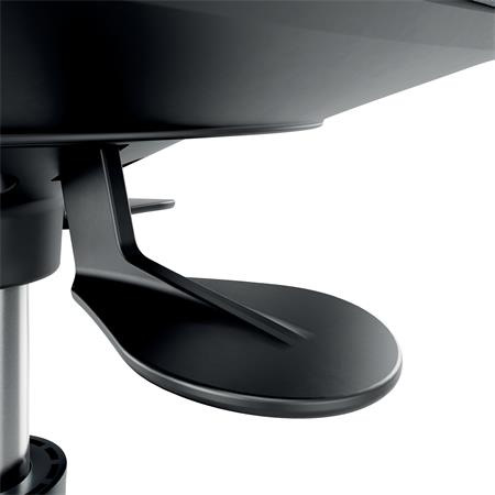 Pracovná stolička, s kolieskami, ergonomická, LEITZ "Ergo Comfort Active", svetlosivá 6