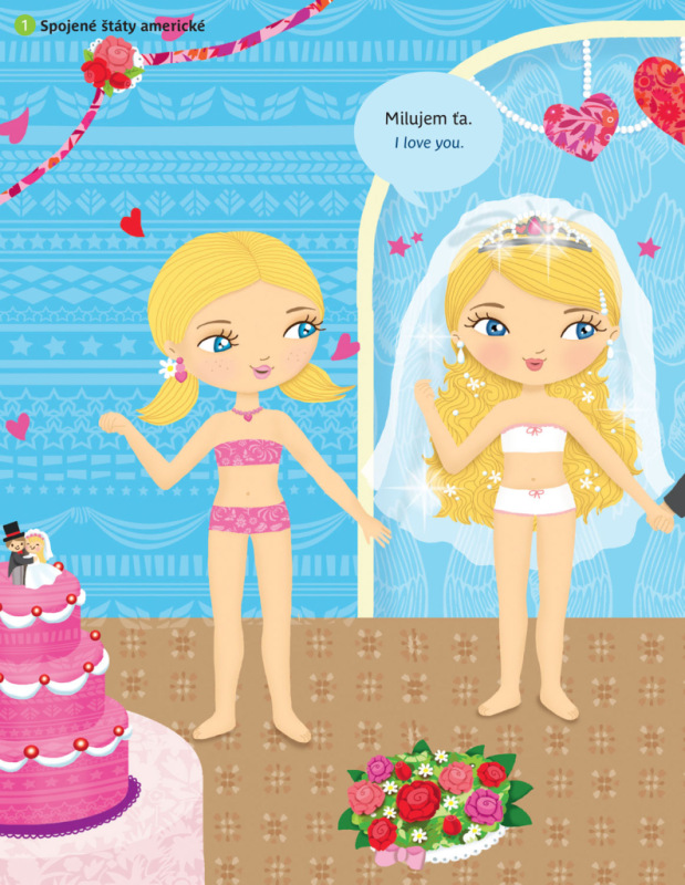 Šaty pre NEVESTY – Kniha samolepiek 9