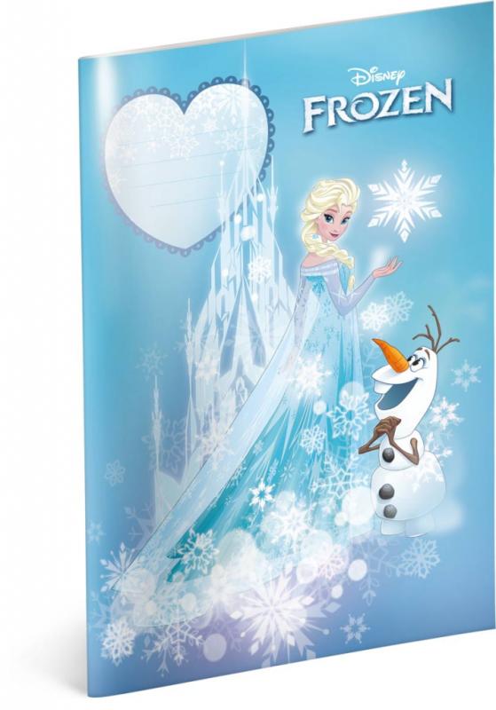 Školský zošit Frozen – Ľadové kráľovstvo Castle, A4, 40 listov, linajkovaný