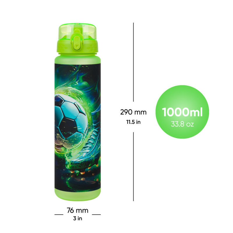 BAAGL Tritanová fľaša na nápoje Futbal, 1000 ml 5