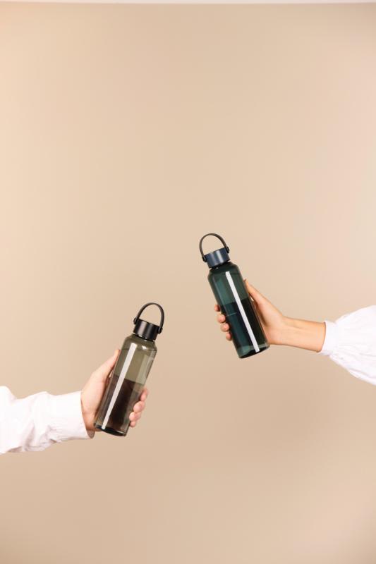 VINGA Baltimore RCS RPET fľaša 550 ml čierna 6