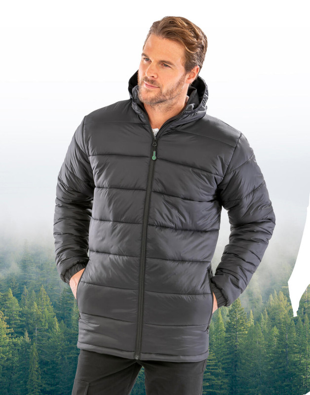 Recyklovaná polstrovaná parka s kapucňou 5