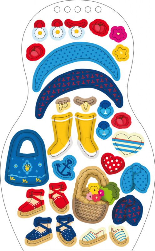 Obliekame francúzske bábiky EMMA – Maľovanky 7