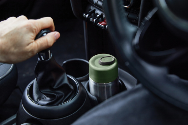 Cestovný nerezový termo hrnček 340ml Black+Blum olivovo zelená 10